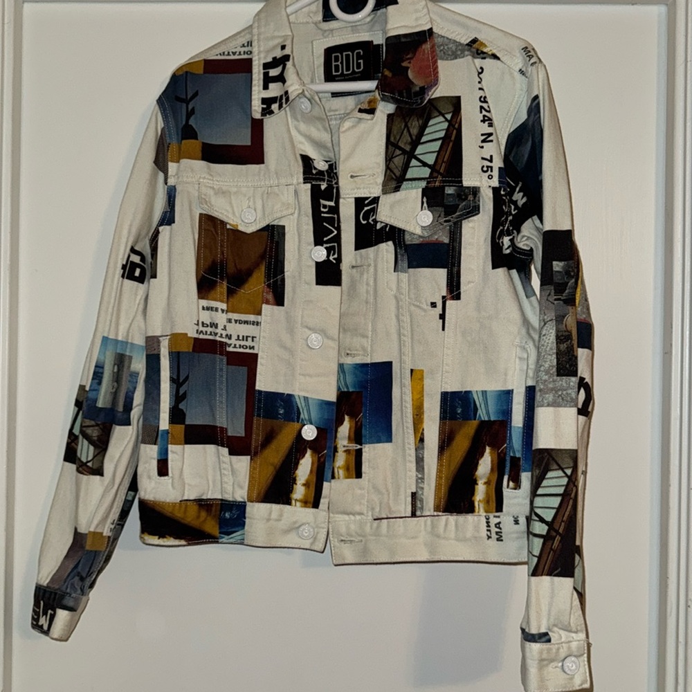 Urban Outfitters BDG streetwear graphic denim jkt